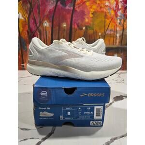 Brooks Ghost 16 Coconut Forged Iron Size 8 Men's 9.5 Women's 110418 1D 164 New